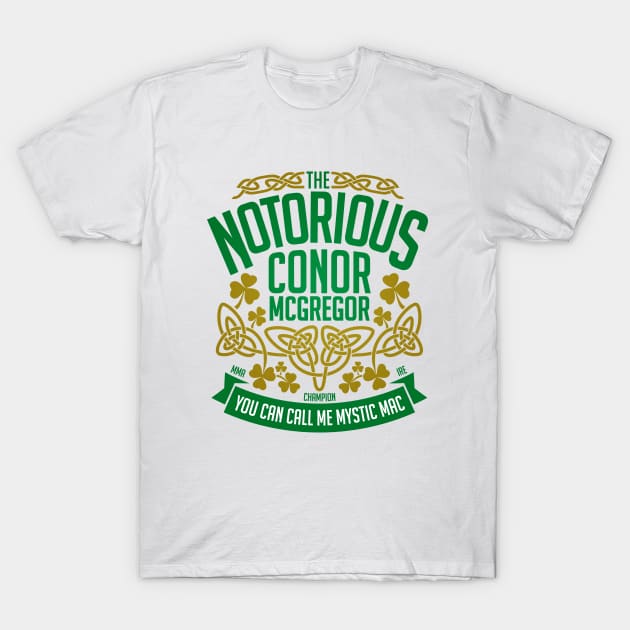 Conor McGregor UFC Champion Crest T-Shirt by TypeTees